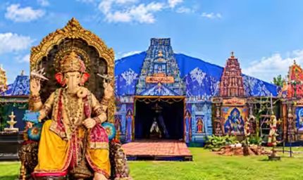 दिल्ली में आज से गणपति उत्सव की धूम, लालबाग के राजा की तर्ज पर सजे भव्य पंडाल