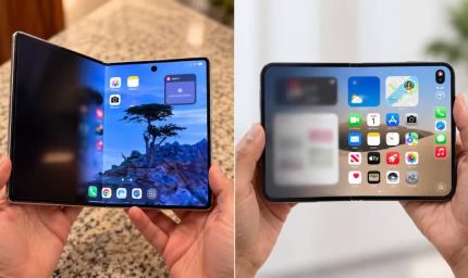 iPhone Duo जैसा फोल्ड इफेक्ट Galaxy Z Fold 8 में दिखा, यूजर ने बनाया शानदार डेमो
