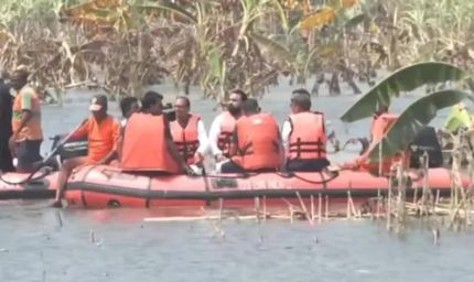 बिहार में बाढ़ का जायजा लेने पहुंचे शिवराज सिंह चौहान, 15 जिलों में 49.72 लाख लोग प्रभावित