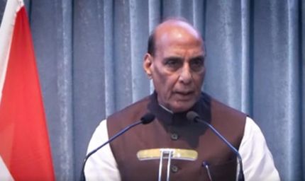 मोदी ने नक्सलवाद से मुक्ति दिलाई, जम्मू-कश्मीर से हटाया अनुच्छेद 370: रक्षा मंत्री राजनाथ सिंह