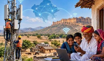 राजस्थान के सीमावर्ती गांवों तक पहुंचेगा हाई-स्पीड इंटरनेट, सरकार ने तेज की डिजिटल कनेक्टिविटी