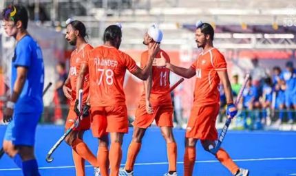 एशियन गेम्स 2026 में भारत का धमाका, दक्षिण कोरिया को 8-2 से रौंदा