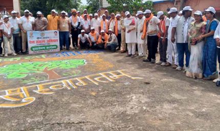सेवा एवं समर्पण अभियान के तहत शाहपुरा में वृक्षारोपण, पर्यावरण संरक्षण का लिया संकल्प