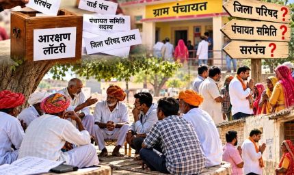 दौसा पंचायत चुनाव की आरक्षण लॉटरी से बदले समीकरण, गांवों में चुनावी हलचल तेज
