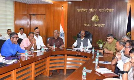 केंद्रीय गृह एवं सहकारिता मंत्री  अमित शाह के प्रस्तावित मध्यप्रदेश दौरे एवं प्रदर्शनी को लेकर डीजीपी ने की तैयारियों की समीक्षा