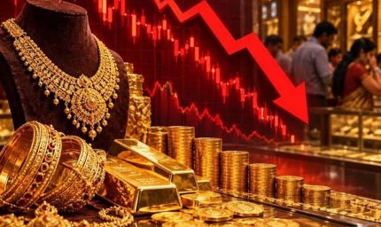 सोने के दाम में ₹4,140 की बड़ी गिरावट, 1.50 लाख से नीचे आया भाव; चांदी भी लुढ़की