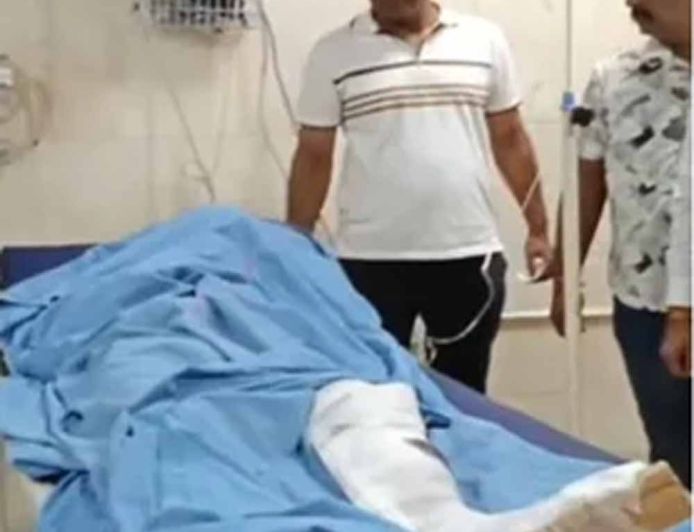 कुरुक्षेत्र में 2 लाख की लूट के आरोपी का एनकाउंटर, पुलिस ने पैर में मारी गोली