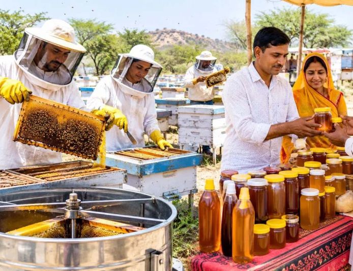 राजस्थान में 17.5 करोड़ से बनेंगे मधुमक्खी एक्सीलेंस सेंटर, युवाओं को मिलेगा प्रशिक्षण और रोजगार