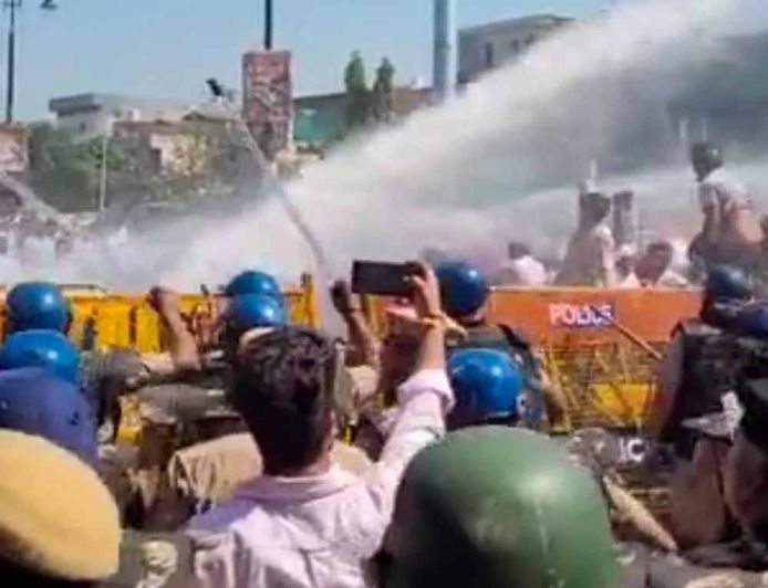 धान खरीद न होने पर कुरुक्षेत्र के किसानों का प्रदर्शन, GT रोड किया जाम