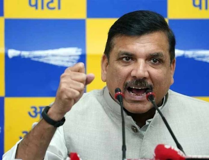 'गुलजार सिंह ने नहीं लिया हरपाल चीमा का नाम', संजय सिंह ने BJP-अकाली दल पर साधा निशाना