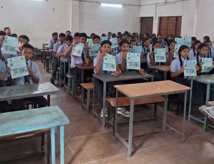 सेवा संकल्प अभियान के तहत विद्यार्थियों को दिया कैरियर मार्गदर्शन