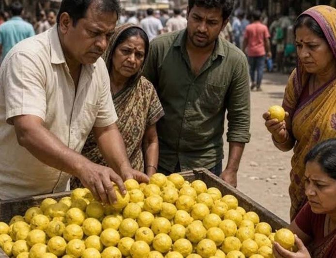 जोधपुर में नींबू के तेवर तीखे, 250 रुपए किलो पहुंचा भाव; 10 रुपए में मिल रहा सिर्फ एक नींबू