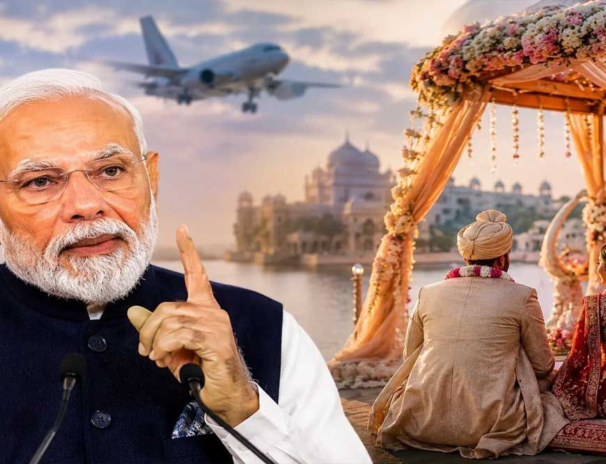 7.8% GDP ग्रोथ के बीच PM मोदी का स्वदेशी मंत्र, बोले- सोना न खरीदें, विदेशों में शादी से बचें