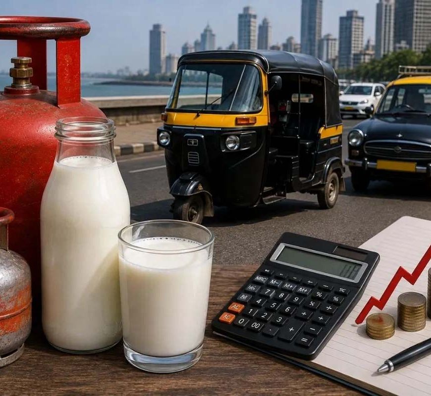1 सितंबर से मुंबईकरों पर महंगाई की मार, दूध-ऑटो-टैक्सी और कमर्शियल LPG के दाम बढ़े