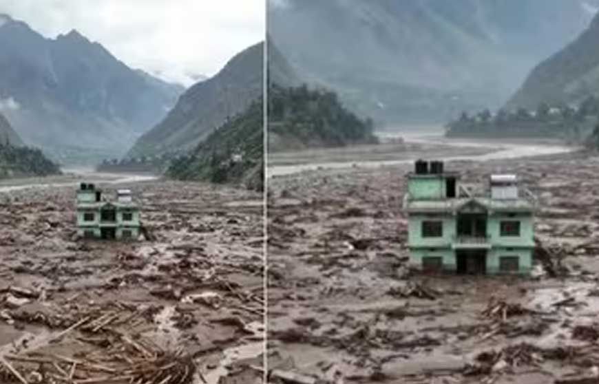 नेपाल बाढ़ में सबकुछ बह गया, लेकिन 40 साल पुराना यह घर नहीं झुका; मालिक ने बताई मजबूती की कहानी