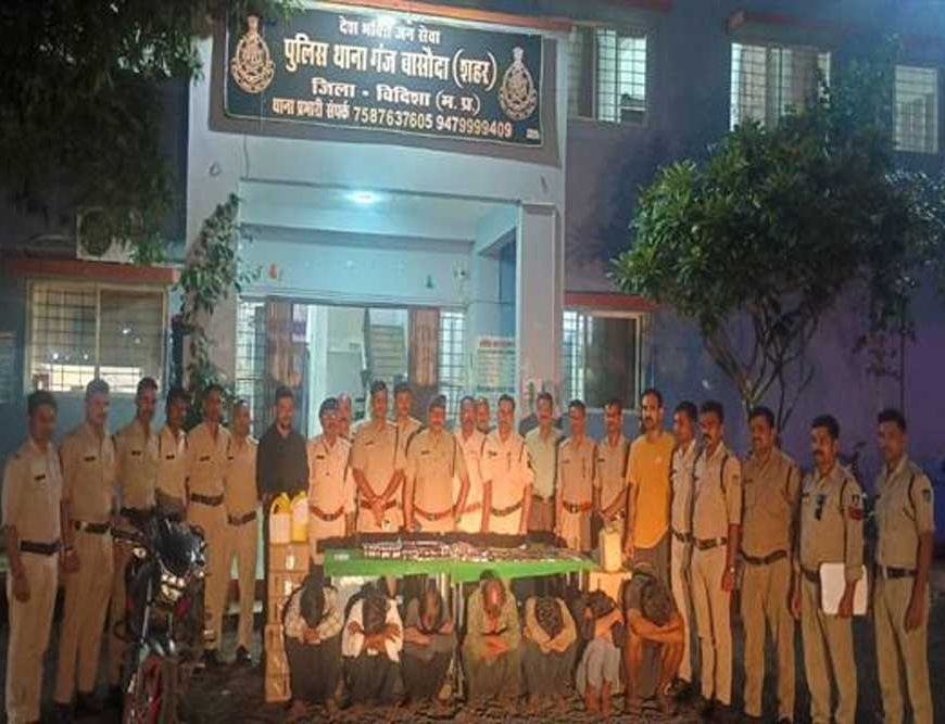 मध्यप्रदेश पुलिस की नशे के विरुद्ध प्रभावी कार्रवाई