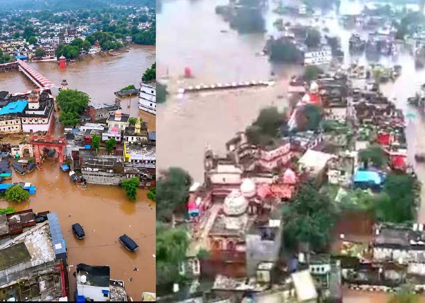 MP Flood Alert: मंदाकिनी नदी उफान पर, 400 दुकानें डूबीं; 36 गांवों में हाई अलर्ट जारी
