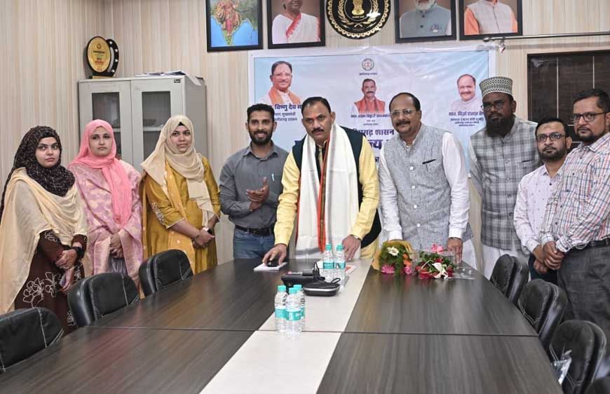 मंत्री  श्याम बिहारी जायसवाल ने किया   हज कमेटी की वेबसाइट का शुभारंभ