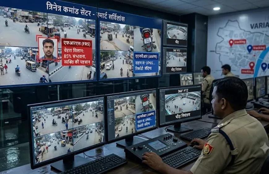 वाराणसी में 2422 कैमरों की तीसरी नजर, अपराधियों का डिजिटल पीछा कर रही पुलिस
