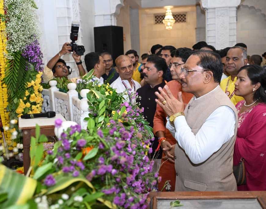 भगवान श्रीकृष्ण का जीवन हमें धर्म, कर्तव्य और लोककल्याण के मार्ग पर चलने की देता है प्रेरणा - मुख्यमंत्री विष्णुदेव साय