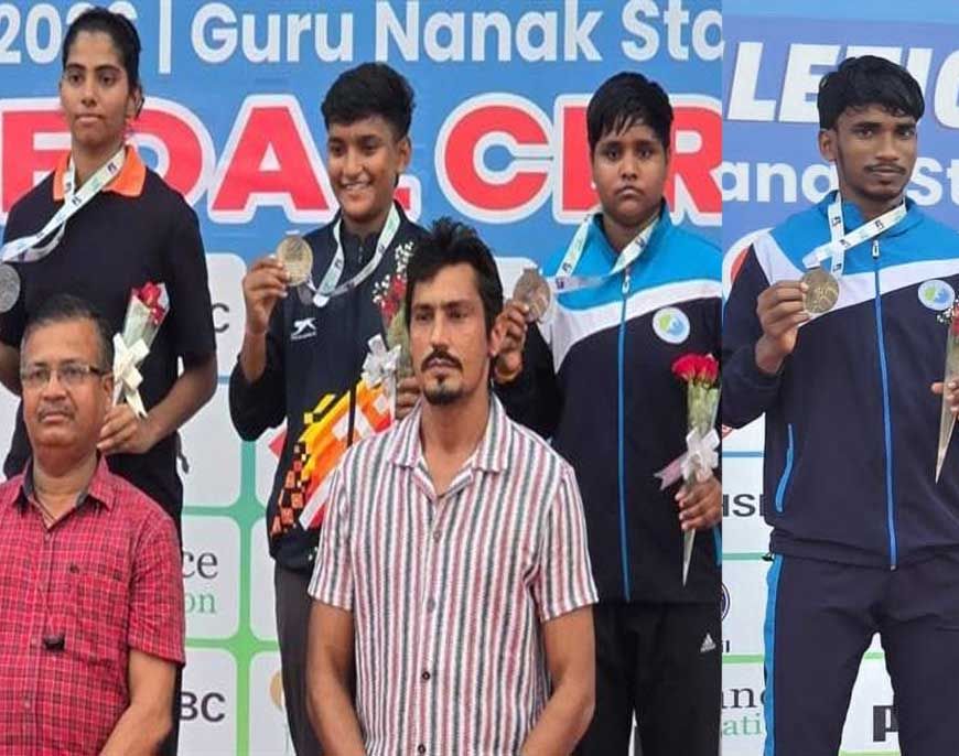राष्ट्रीय युवा एथलेटिक्स चैंपियनशिप में MP के कृष्ण चंद्र ने बनाया मीट रिकॉर्ड, शिवानी पटेल ने जीता कांस्य