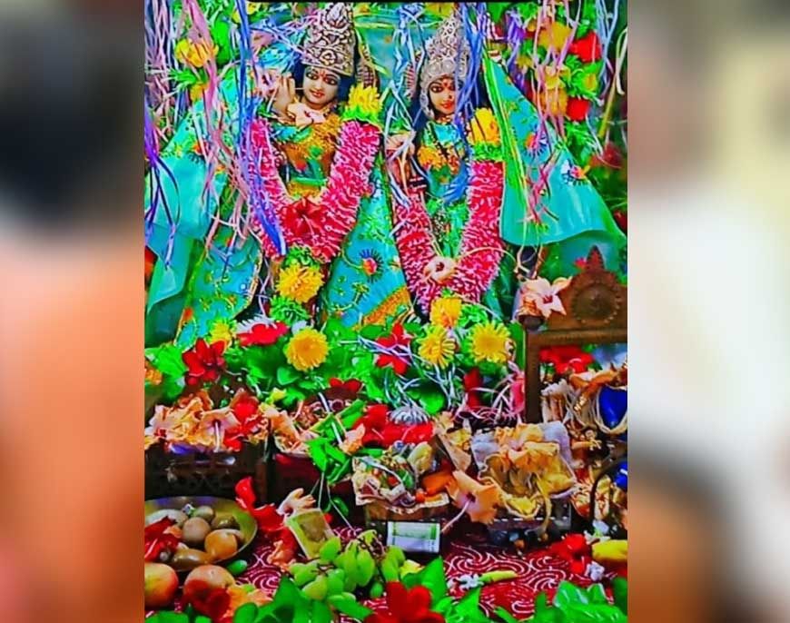 नई लेदरी में गूंजा नंदलाल के जन्म का उल्लास, 12 दिनों तक श्री राधा-कृष्ण मंदिर में सजेगा आस्था और भक्ति का ब्रजधाम