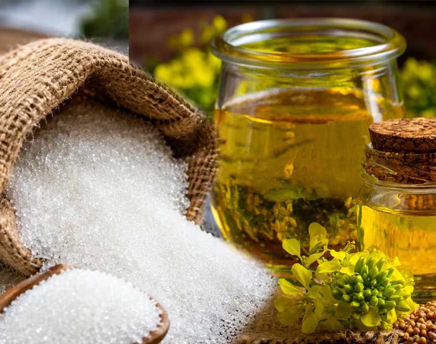 चीनी-सरसों तेल की कीमतों से राहत नहीं, चीनी ₹60 के पार तो तेल ₹200 से ऊपर