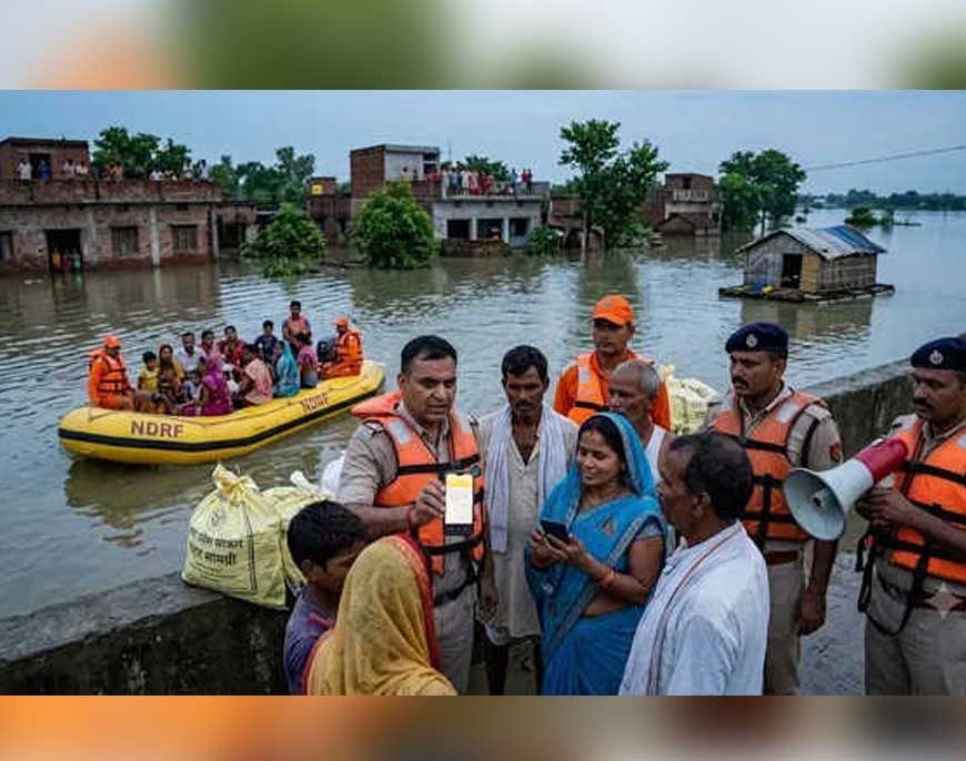 बाढ़ के बीच योगी सरकार का राहत अभियान तेज, 18,810 लोगों को सुरक्षित स्थान पर पहुंचाया