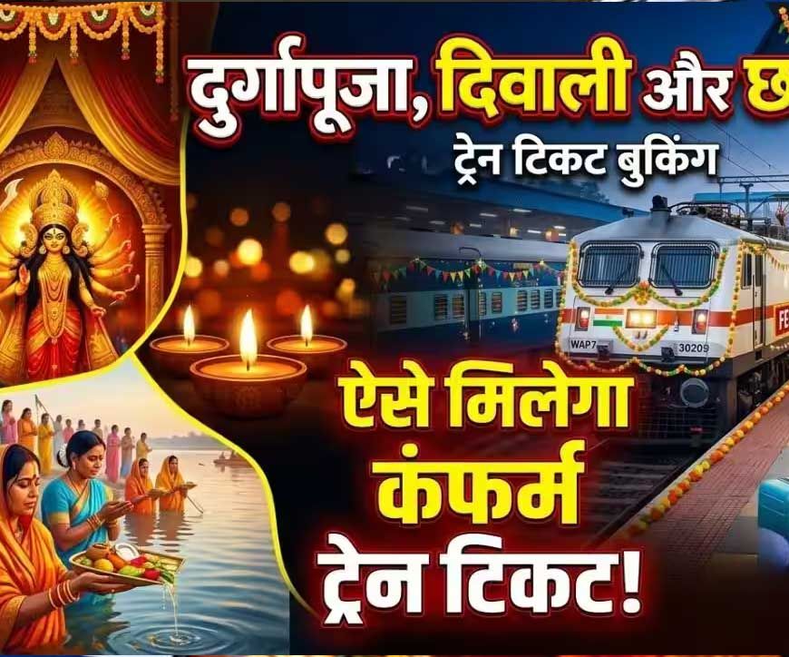 दिवाली-छठ पर घर जाने वालों के लिए खुशखबरी, 15 स्पेशल ट्रेनें शुरू; टिकट बुकिंग हुई चालू