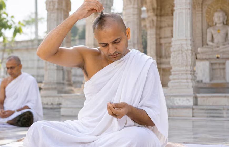 जैन साधु क्यों उखाड़ते हैं सिर के बाल? जानें केशलोचन की कठिन साधना का रहस्य