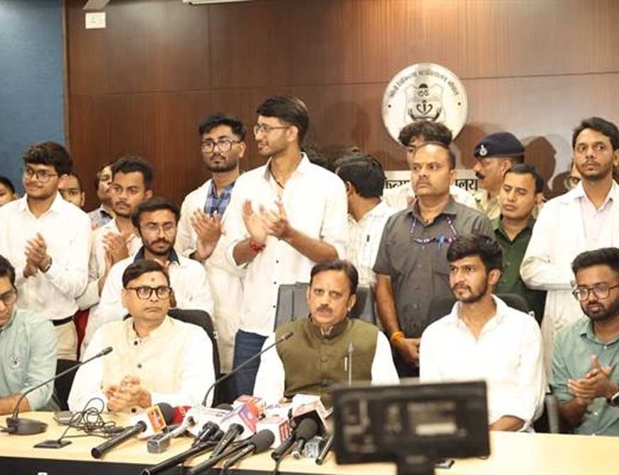 उप मुख्यमंत्री  शुक्ल की इंटर्न्स, जूडा एवं एमटीए प्रतिनिधिमंडल से हुई सार्थक चर्चा