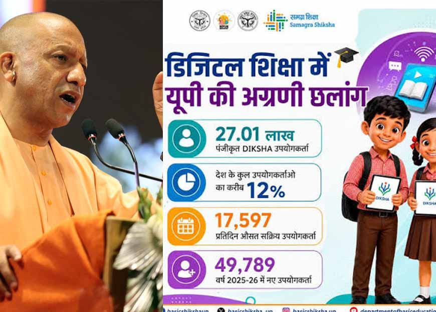 डिजिटल शिक्षा को घर-घर पहुंचा रही योगी सरकार, पीएम ई-विद्या पर एक मंच में मिलेंगे पढ़ाई के जरूरी संसाधन