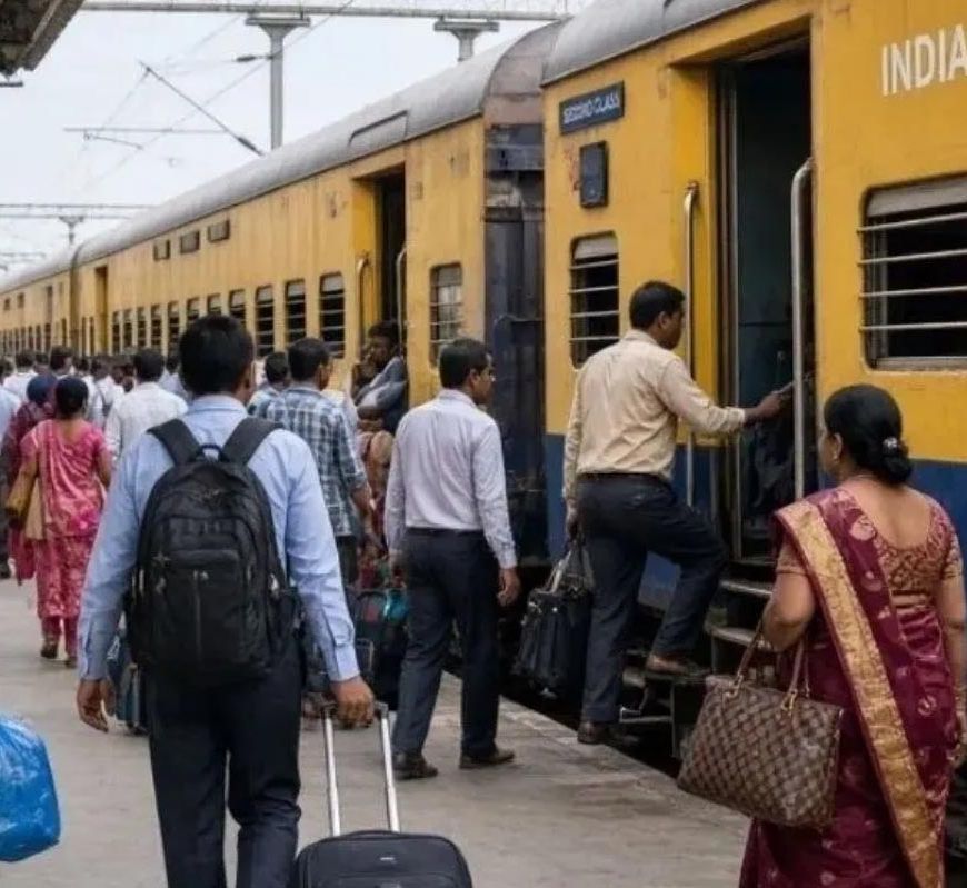 रेल यात्रियों के लिए राहत, तीन जोड़ी ट्रेनों में बढ़ाए गए अतिरिक्त डिब्बे