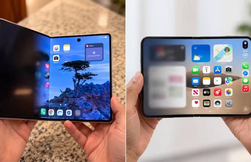 iPhone Duo जैसा फोल्ड इफेक्ट Galaxy Z Fold 8 में दिखा, यूजर ने बनाया शानदार डेमो
