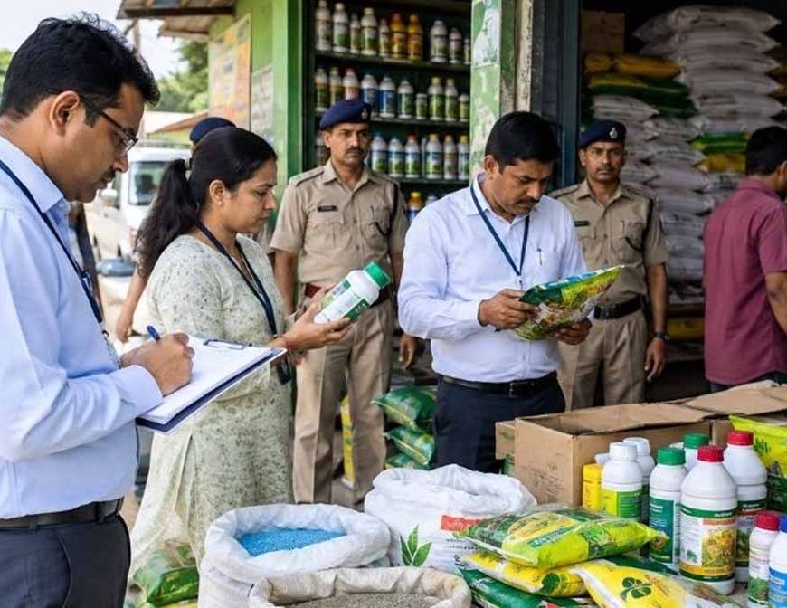 खाद-बीज कारोबार में गड़बड़ी पर बड़ी कार्रवाई, तीन लोगों पर FIR; 3 गोदाम सील