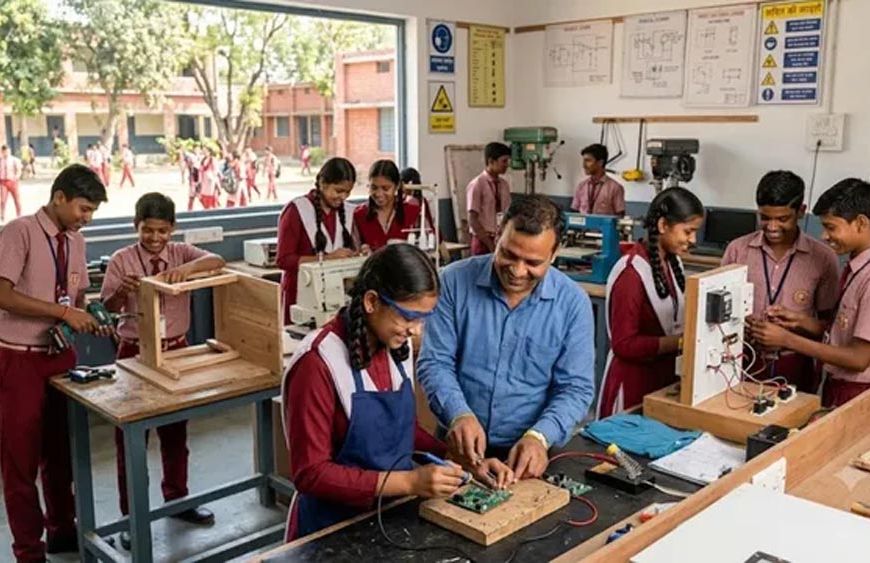 बिहार के स्कूलों में कक्षा छह से बारह तक के छात्रों के लिए व्यावसायिक शिक्षा शुरू होगी।