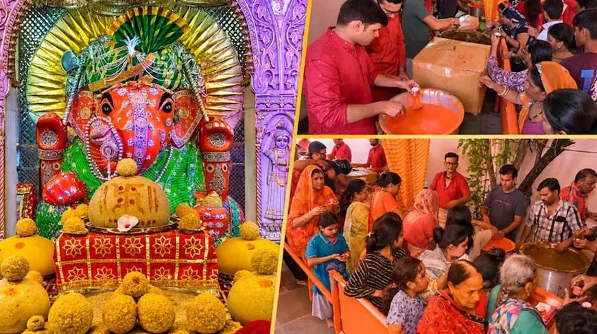 जयपुर के नहर वाले गणेश मंदिर की अनोखी मान्यता, दाहिनी सूंड वाले बप्पा के दर्शन को उमड़ते हैं भक्त