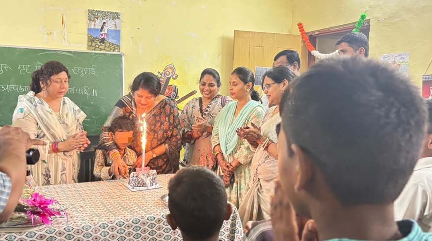 एकलव्य विद्यालय के बच्चों संग डॉ वर्णिका ने मनाया प्रधानमंत्री जी का जन्मदिन