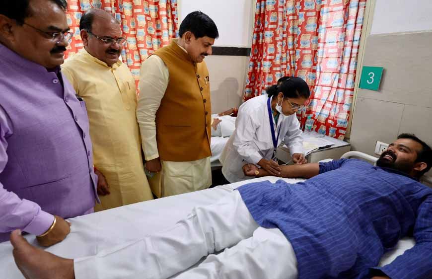 रक्तदान है जीवन का सबसे बड़ा दान : मुख्यमंत्री डॉ. यादव