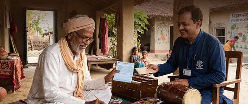 बिहार में कलाकारों को हर महीने 3000 रुपये पेंशन, जानें पात्रता और आवेदन का पूरा तरीका