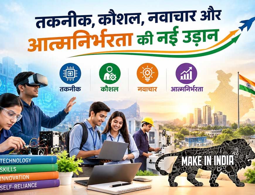 तकनीक, कौशल, नवाचार और आत्मनिर्भरता की नई उड़ान