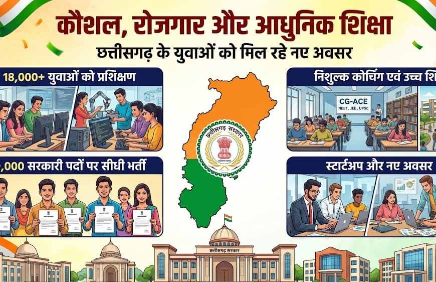 कौशल, रोजगार, स्टार्टअप और आधुनिक शिक्षा पर सरकार का जोर, 18 हजार से अधिक युवाओं को मिला प्रशिक्षण