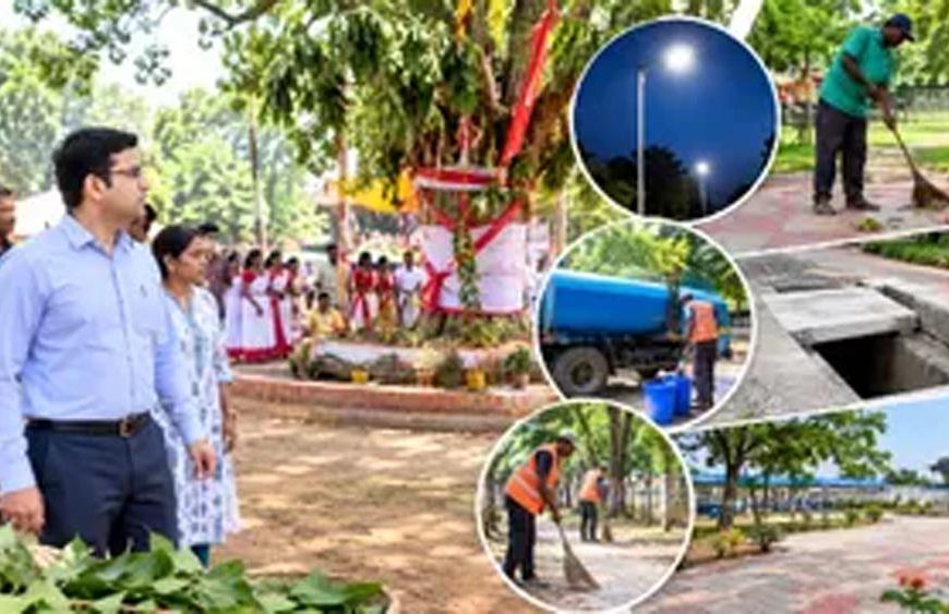 करमा पर्व को लेकर रांची नगर निगम की तैयारी तेज, 298 सरना स्थलों पर होंगी खास व्यवस्थाएं