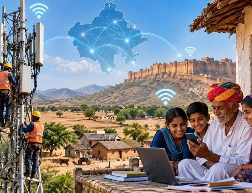 राजस्थान के सीमावर्ती गांवों तक पहुंचेगा हाई-स्पीड इंटरनेट, सरकार ने तेज की डिजिटल कनेक्टिविटी