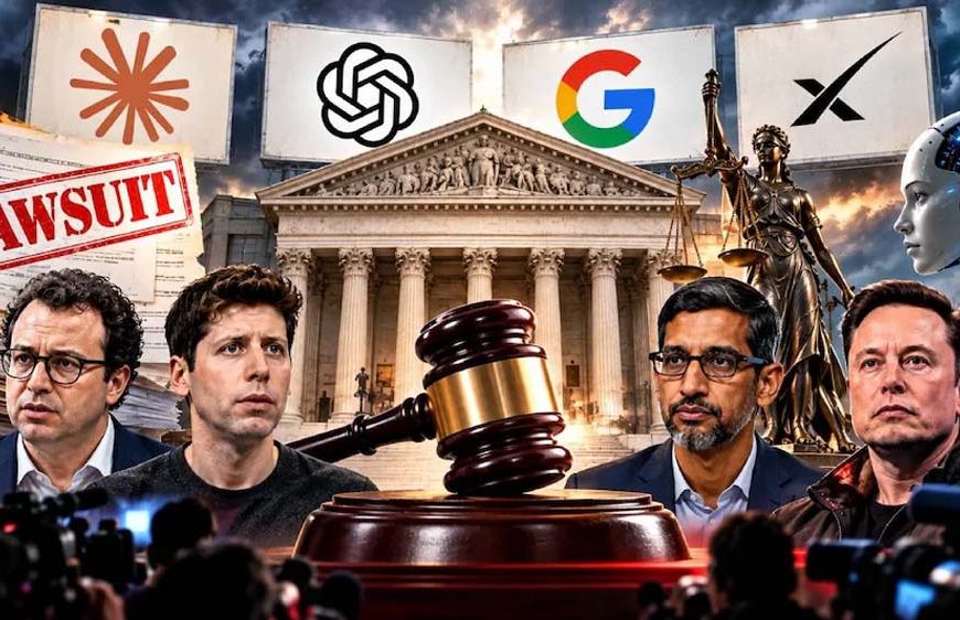 AI की रफ्तार रोकने का आरोप, Anthropic-OpenAI समेत 4 कंपनियों पर अमेरिका में मुकदमा