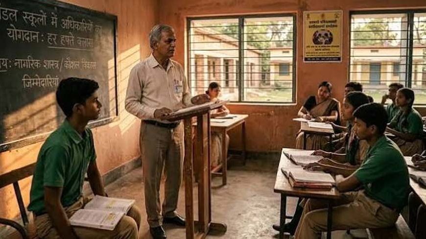 बिहार के 700 मॉडल स्कूलों में अब अफसर पढ़ाएंगे, हर सप्ताह खुद लेंगे एक या अधिक कक्षाएं