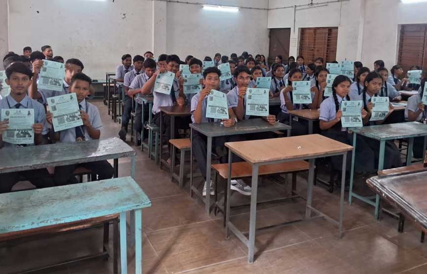 सेवा संकल्प अभियान के तहत विद्यार्थियों को दिया कैरियर मार्गदर्शन