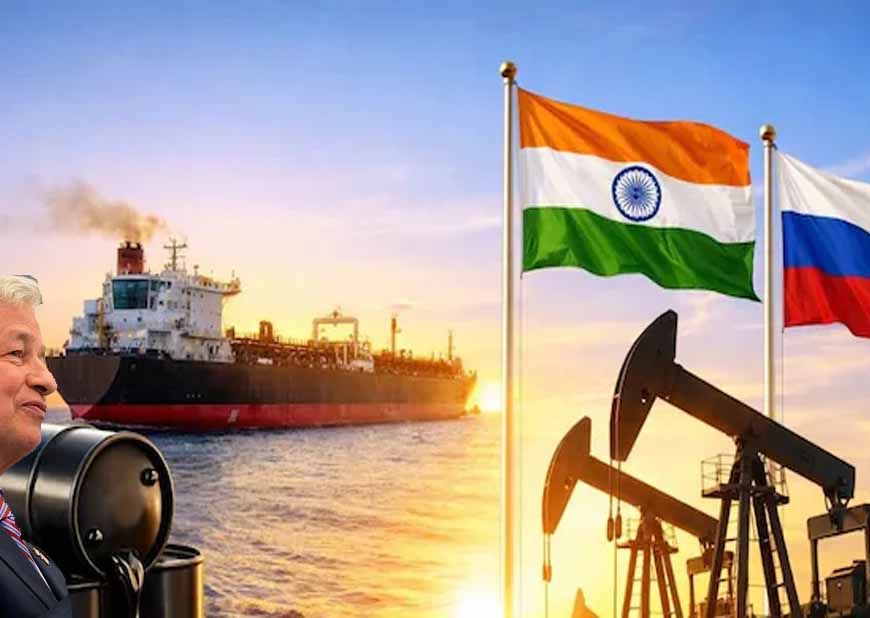 रूस से तेल खरीद पर US को जेमी डिमॉन की नसीहत, बोले- भारत पर कार्रवाई से पहले सोचें