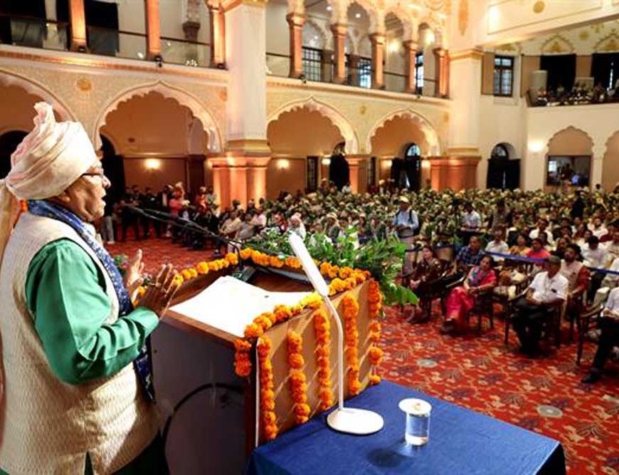 दीक्षांत शपथ का करें आजीवन पालन : राज्यपाल  पटेल
