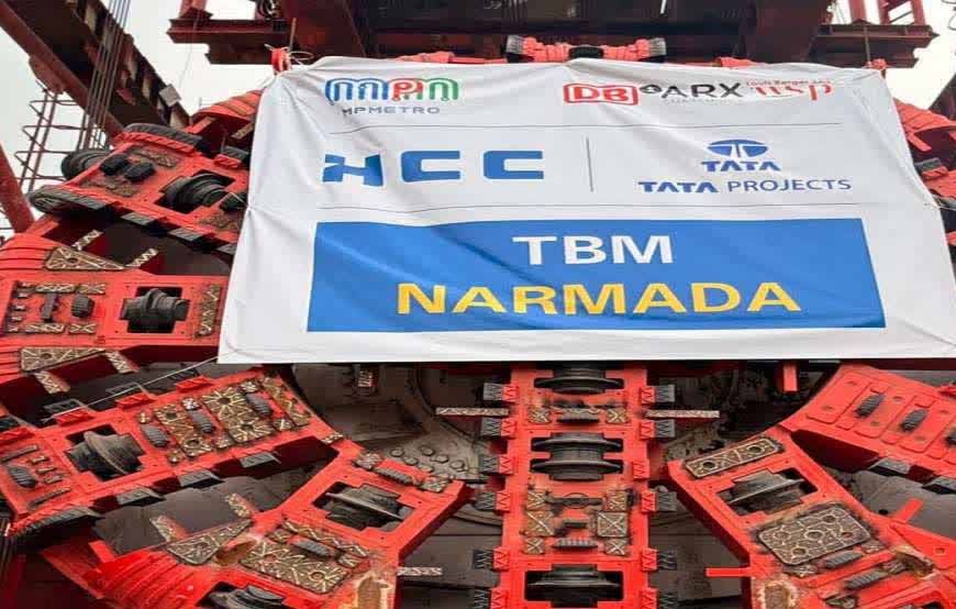 इंदौर मेट्रो की पहली अंडरग्राउंड खुदाई शुरू, 1000 टन की TBM से बनेगी सुरंग